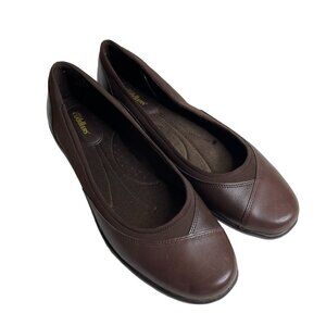 Cobbie Cuddlers Size 11 W  Comfort Flat Slip on Loafer Shoes Brown Elenor u